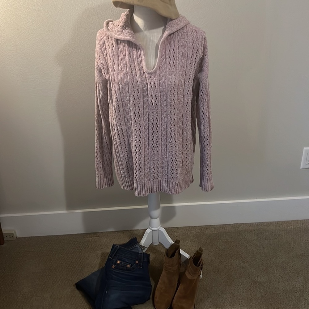 RUE AND WILLOW Womens Hooded Sweater